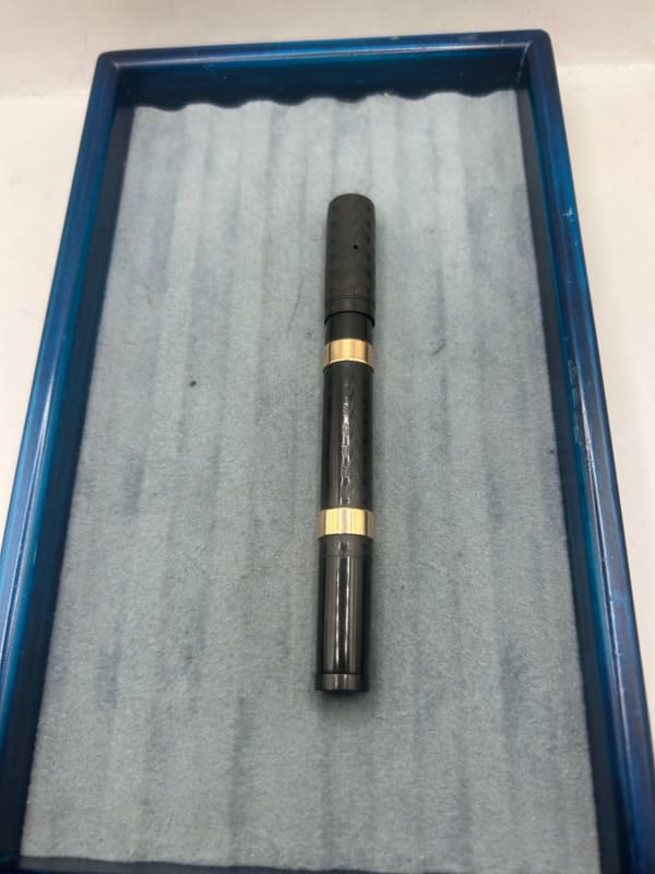 Waterman 42 Safety Fountain Pen Broad Flex Nib With Gold Band 