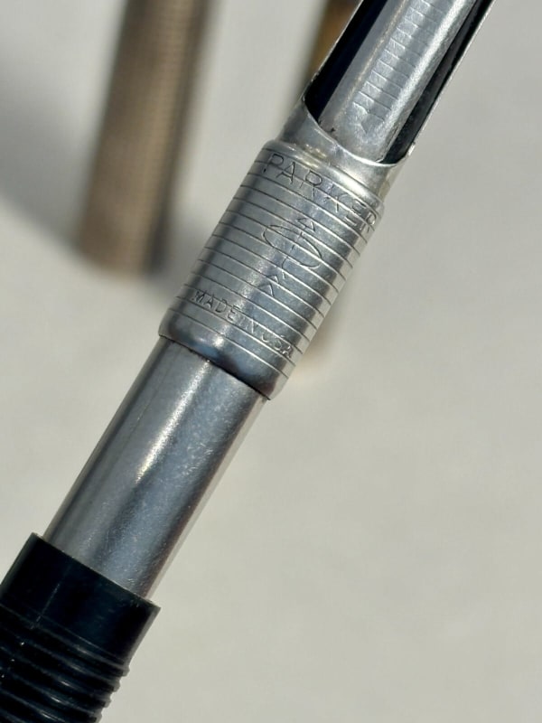 Parker 75 Cisele Sterling Silver Fountain Pen Flat Tassie - Restored (Bfp484)