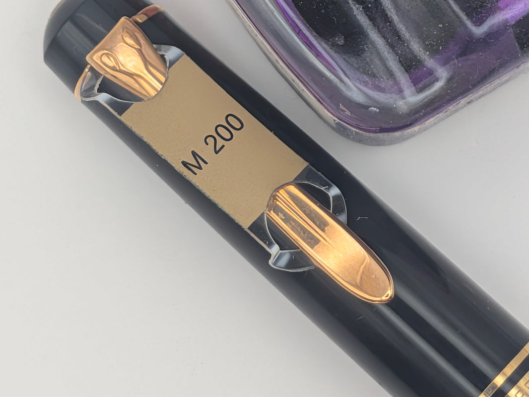Rare Vintage Pelikan M200 Blue Marbled Fountain Pen - NOS (New Old Stock) W. Germany