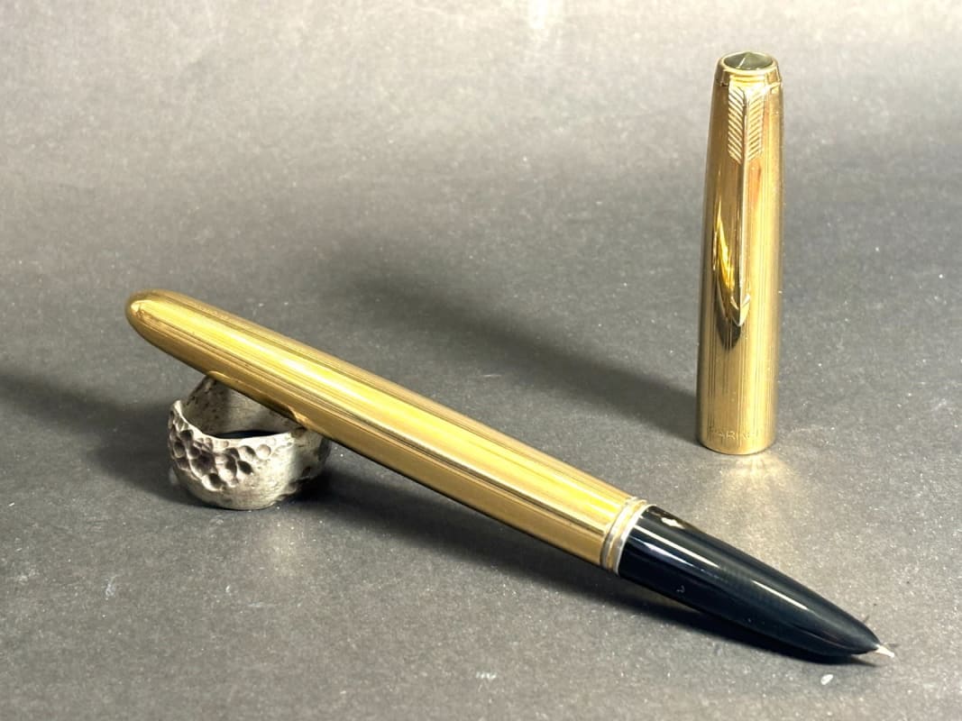 Parker 51 Aerometric Fountain Pen Insignia Signet Argentina -Restored