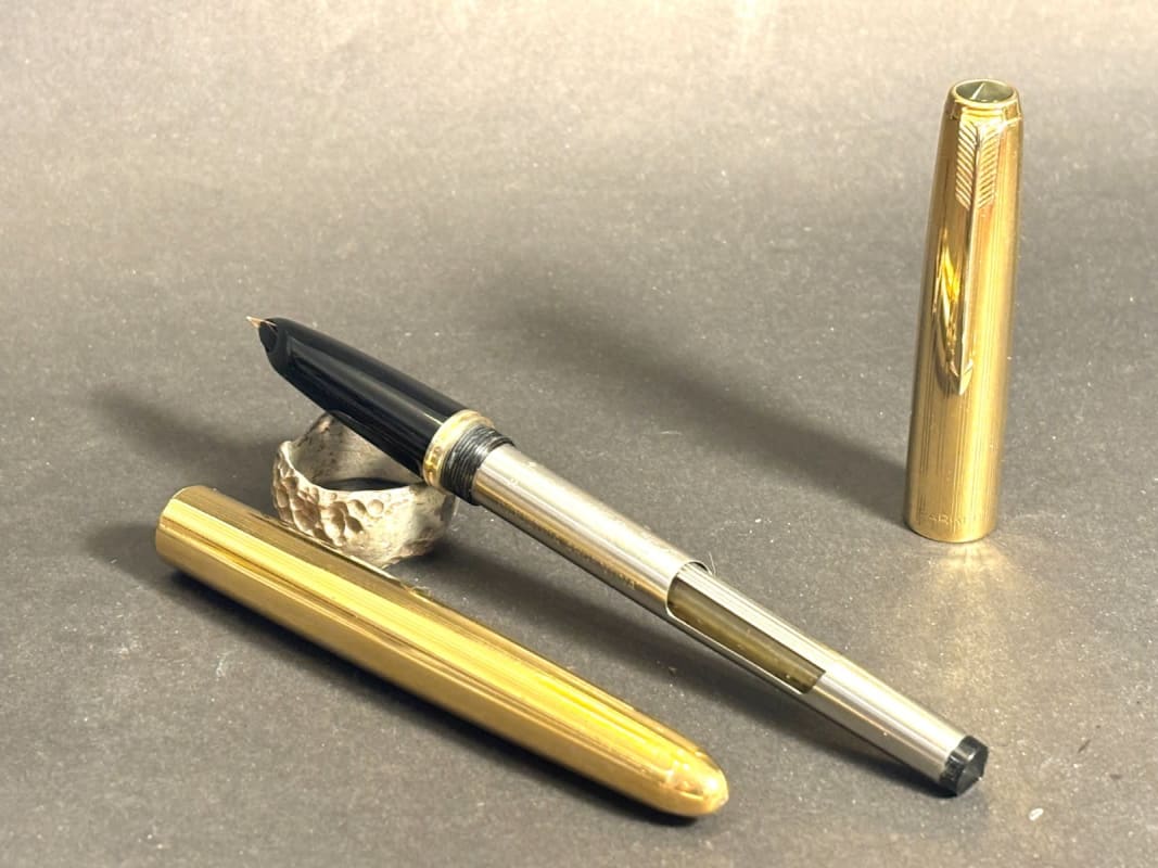 Parker 51 Aerometric Fountain Pen Insignia Signet Argentina -Restored