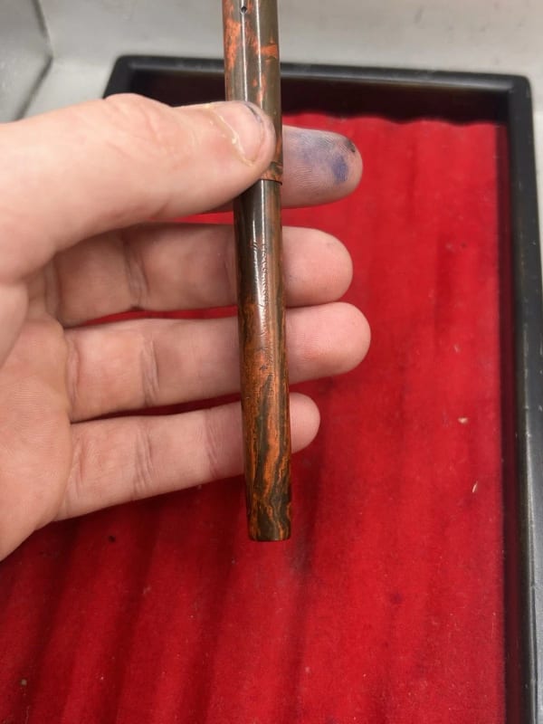Vintage Waterman 12 Fountain Pen Mottle Flexible NIB Read Description