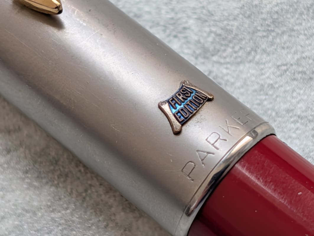 Vintage Parker 61 red,  1956 first edition in excellent condition!