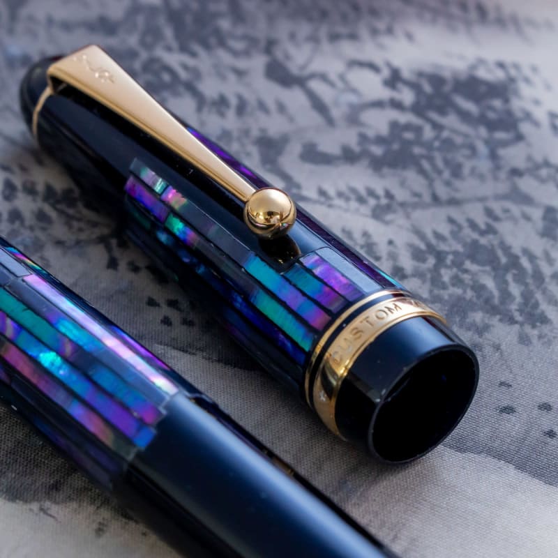 Pilot Custom 74 Raden Spectral Mosaic 14K #5 M Nib Fountain Pen Japan