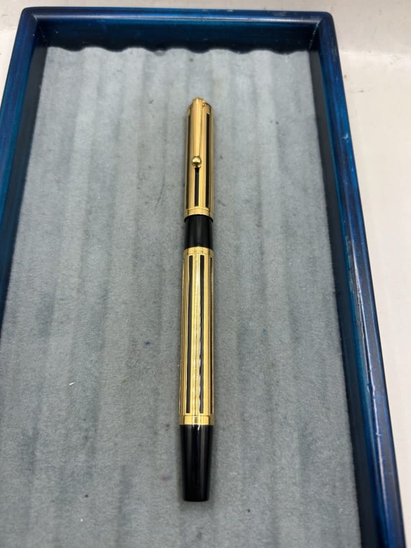 Waterman Watermina Night And Day Gold Plated Fountain Pen