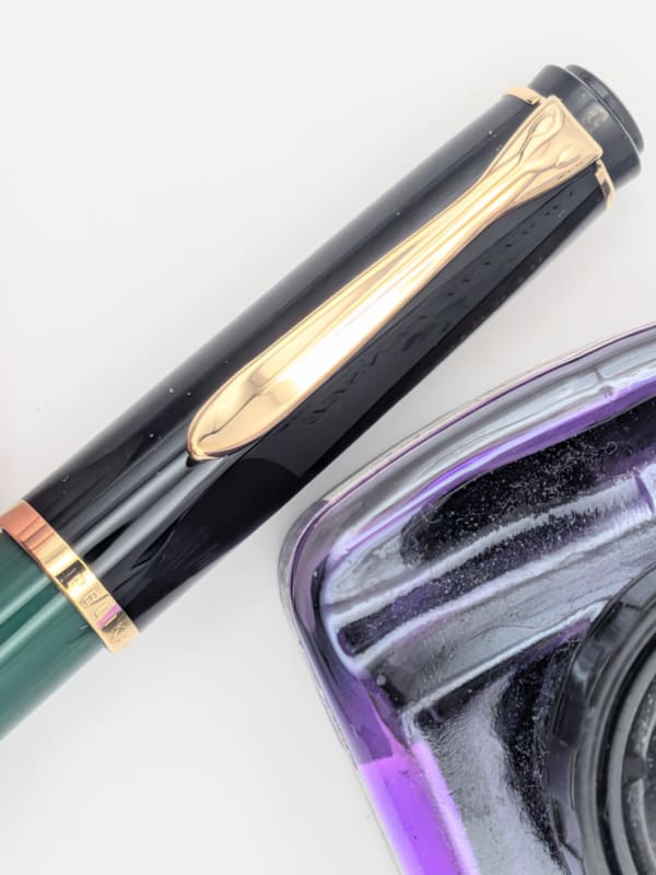 Mint Pelikan Classic M150 (M151) Green/Black - "Edizione Storica 170 Anni" with Box (EF Nib) 2008
