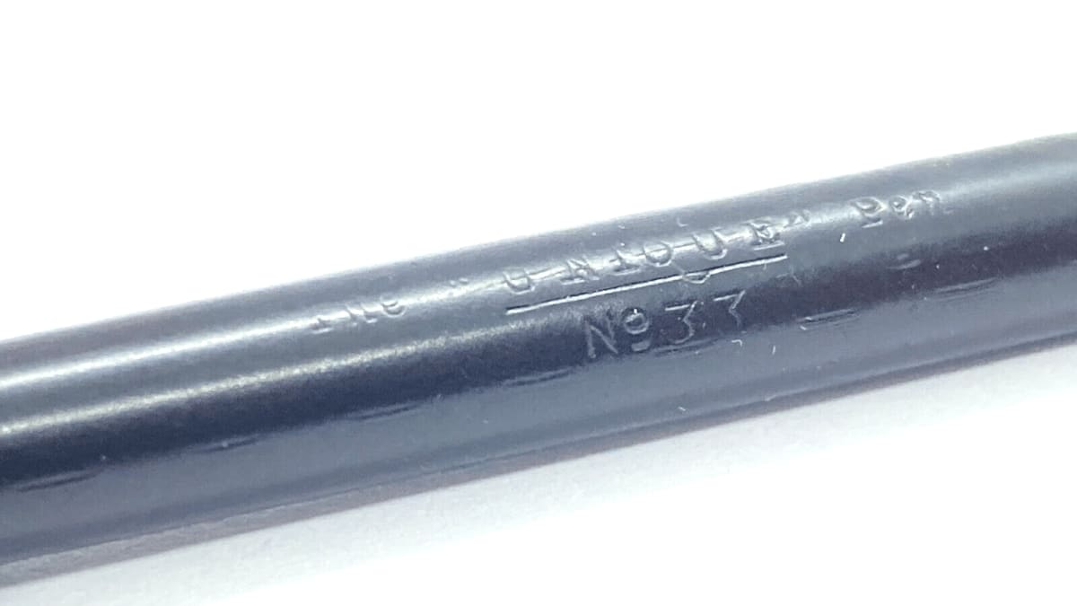 Vintage Unique No 33 Fountain Pen With Conway Clip 18K Fine NIB For French Oc