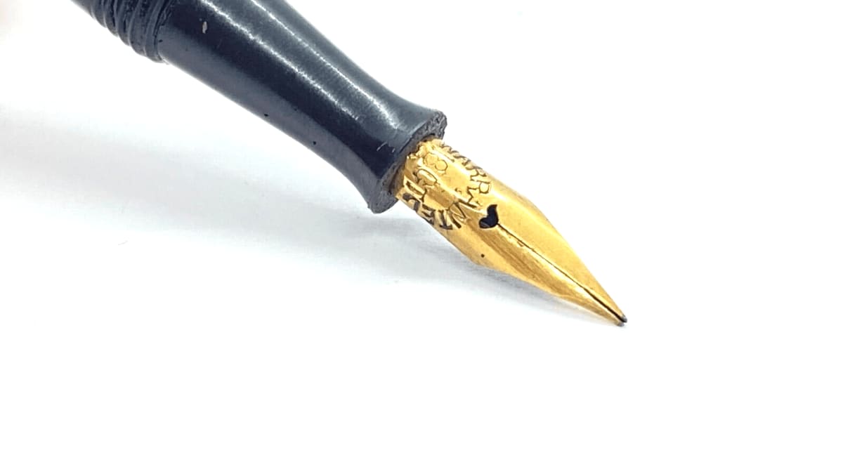 Vintage Unique No 33 Fountain Pen With Conway Clip 18K Fine NIB For French Oc