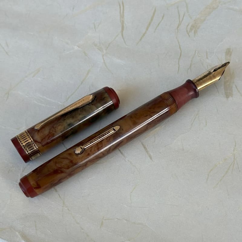 Vintage Waterman Patrician Onyx Fountain Pen 1929