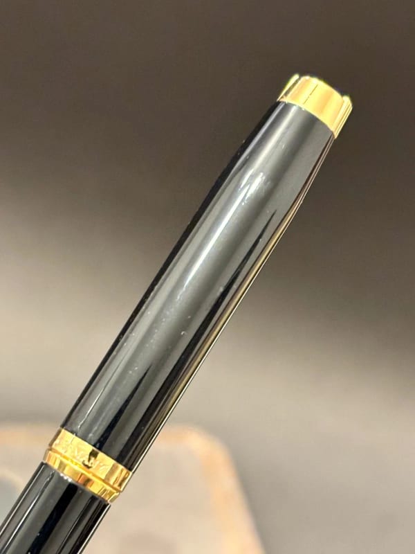Elysee En Vogue Fountain Pen Black Lacquer - NOS (Bfp612)