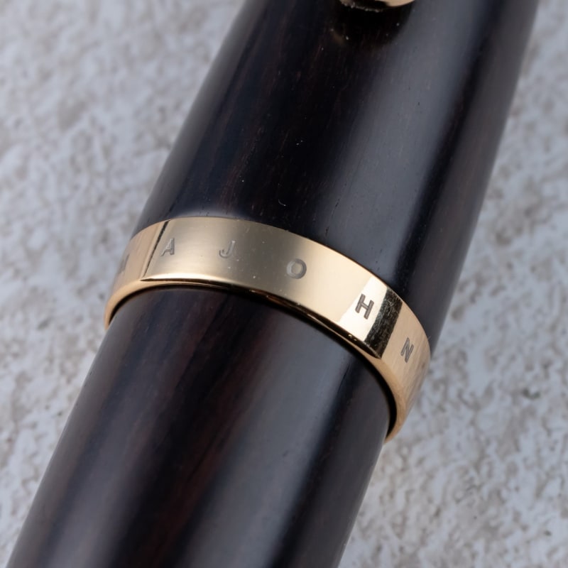 MAJOHN Q1 Wood Body Eyedropper Moonman Steel EF Nib Fountain Pen