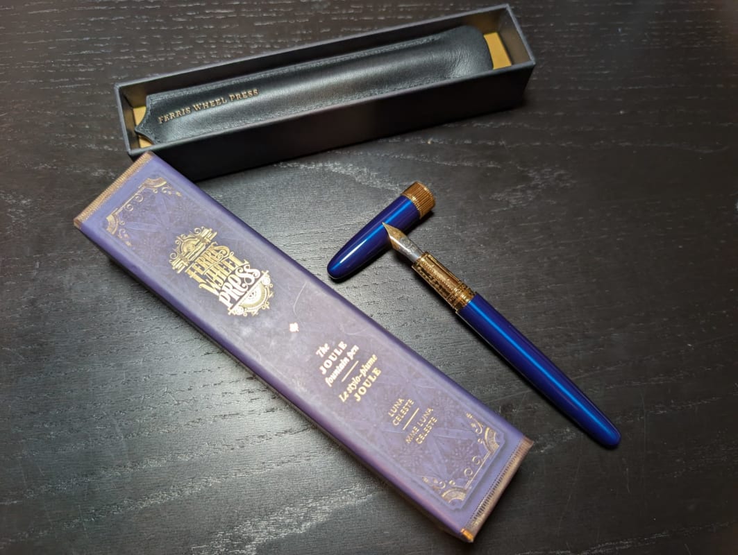 Ferris Wheel Press, The Joule Pen, Luna Celeste [M Nib]
