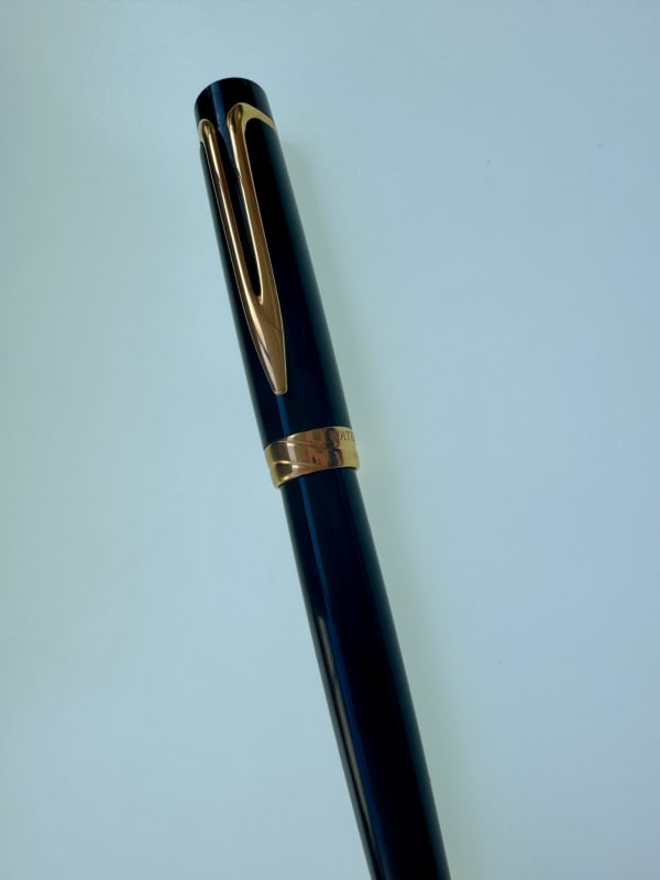 Vintage Waterman Liaison Fountain Pen – Black 18 K<F>