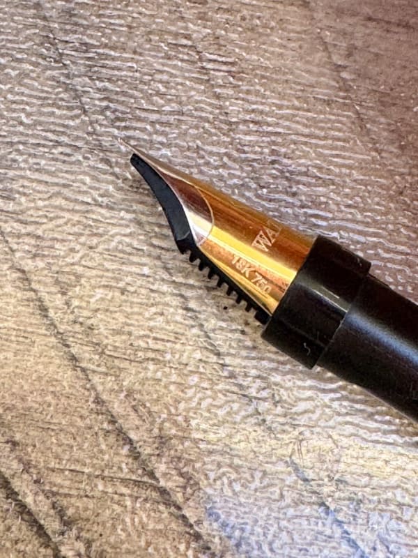 Vintage Waterman Liaison Fountain Pen – Black 18 K<F>