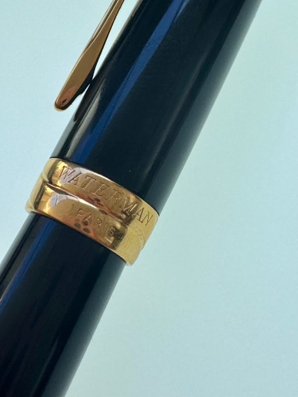 Vintage Waterman Liaison Fountain Pen – Black 18 K<F>