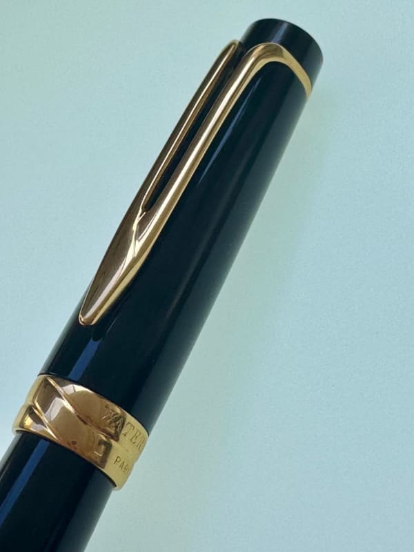 Vintage Waterman Liaison Fountain Pen – Black 18 K<F>