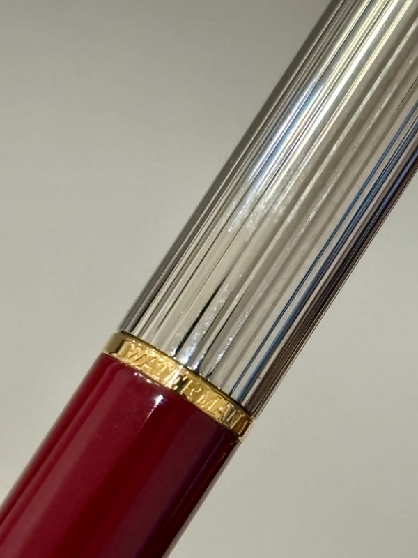 Waterman Cf Gold Pencil Burgundy Chromed And Gold - NOS (Bfp523)