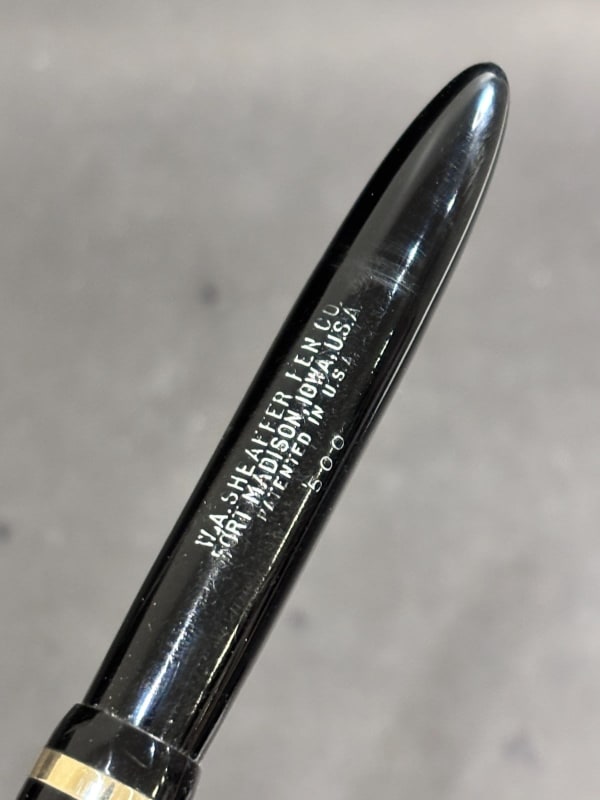 Sheaffer Balance Lifetime Black And Gold Lever Filler- Restored (Bfp725)