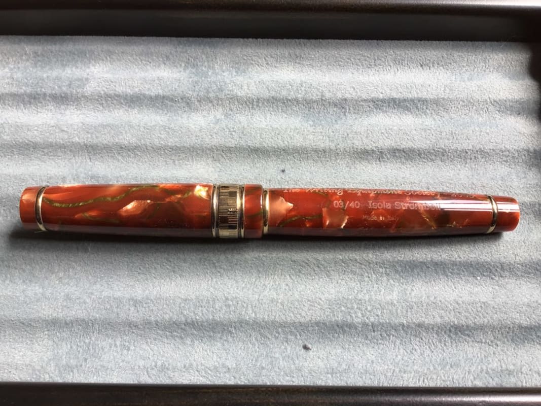 Stipula Writing Equipment Society WES Isola Stromboli Limited Edition Fountain Pen