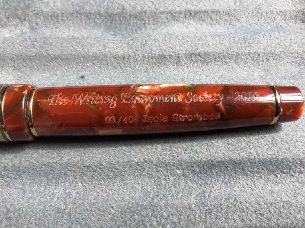 Stipula Writing Equipment Society WES Isola Stromboli Limited Edition Fountain Pen