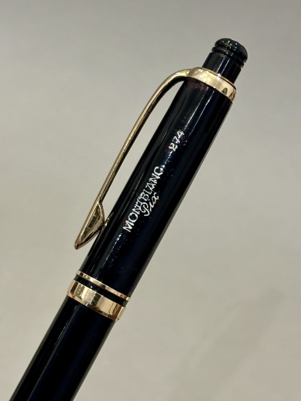 Montblanc 274 Pix Push Pencil Black & Gold 1950S (Bfp570)