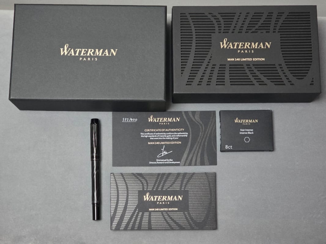 Waterman Le Man 140 Black Limited Edition fountain pen 18K Fine nib
