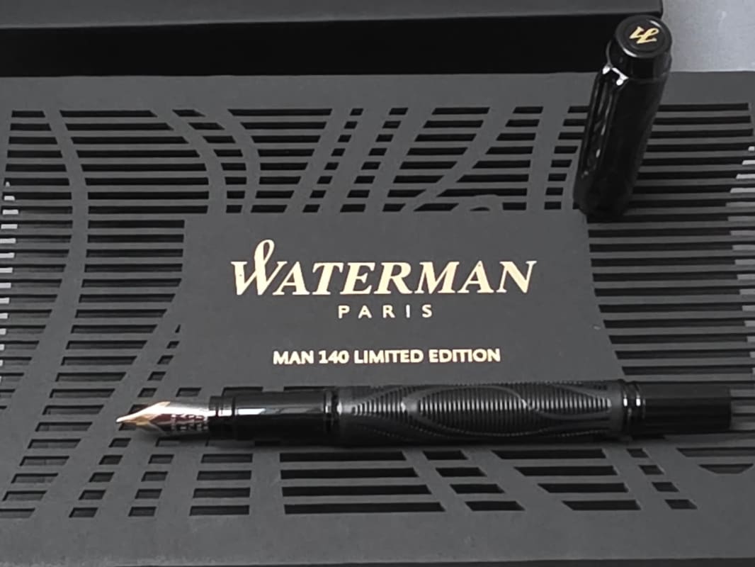 Waterman Le Man 140 Black Limited Edition fountain pen 18K Fine nib