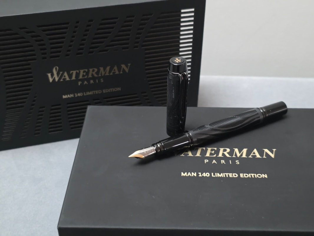 Waterman Le Man 140 Black Limited Edition fountain pen 18K Fine nib