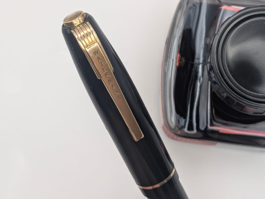 Vintage 1950s Waterman 502 Fountain Pen – Fully Restored & Flexible 14k Gold Nib
