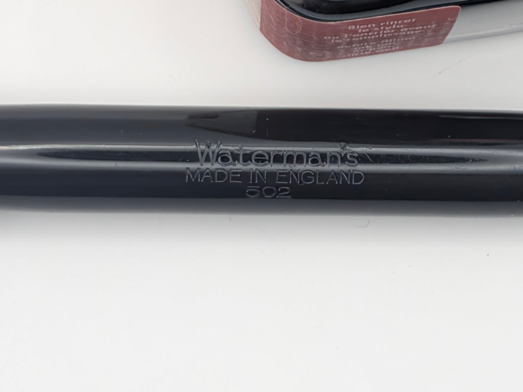Vintage 1950s Waterman 502 Fountain Pen – Fully Restored & Flexible 14k Gold Nib
