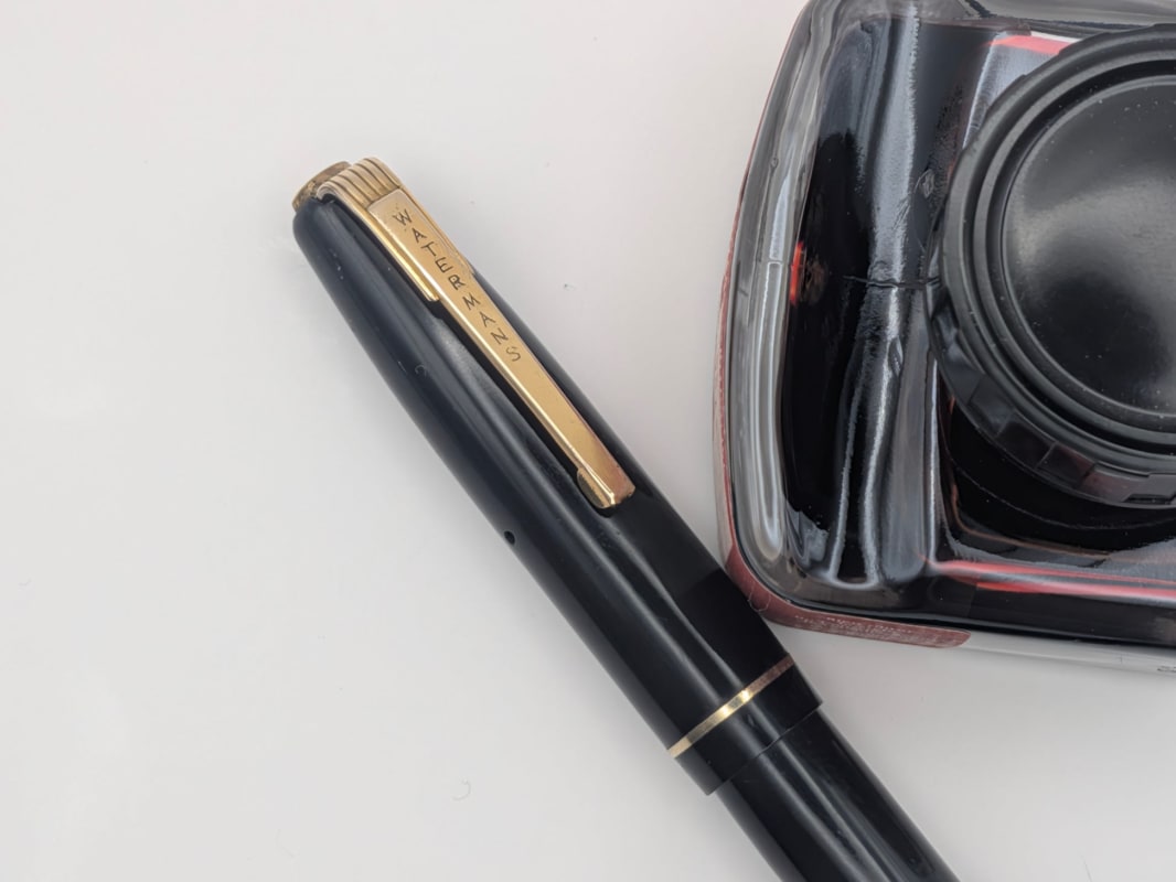 Vintage 1950s Waterman 502 Fountain Pen – Fully Restored & Flexible 14k Gold Nib
