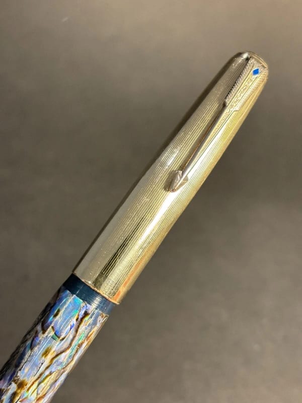 Parker 51 Vacumatic Fountain Pen Mother-Of-Pear<Wbr/>L Raden Gold Filled Cap Ms
