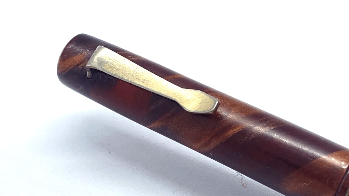 Vintage Eversharp Bantam Mechanical Pencil In Brown Swirl Made In USA In 1930'S