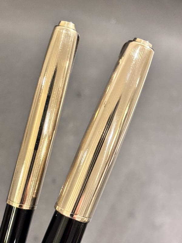 Waterman Gold Corinth Fountain Pen + Pencil Set - Restored (Bfp722)