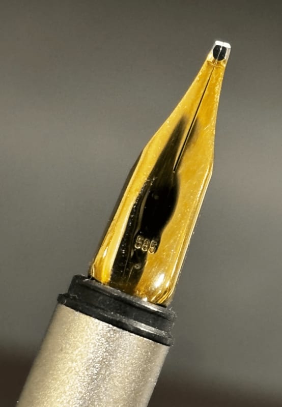 Broad Left Oblique Montblanc Noblesse Fountain Pen 1970S 14K Nib - New (Bfp718)