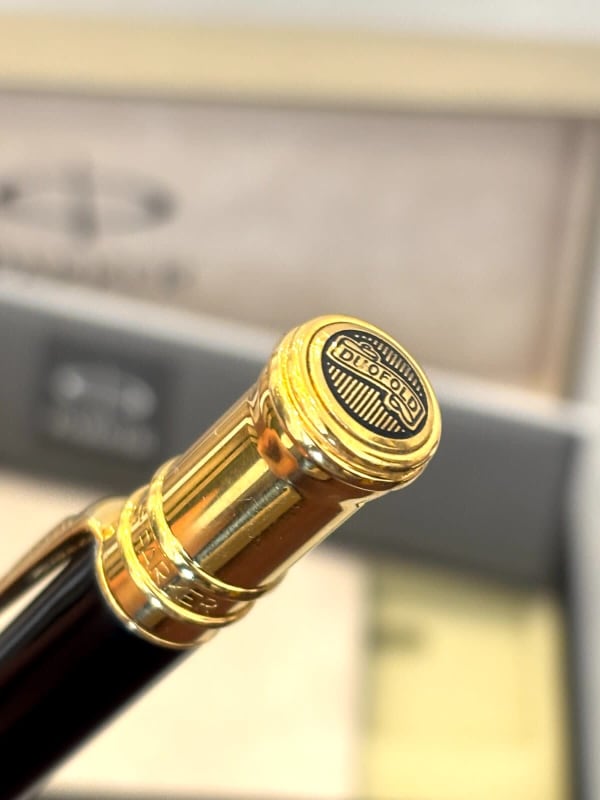 Parker Duofold Centennial Ballpoint 90S Mark Ii, Black W Gold Trim (Bfp520)