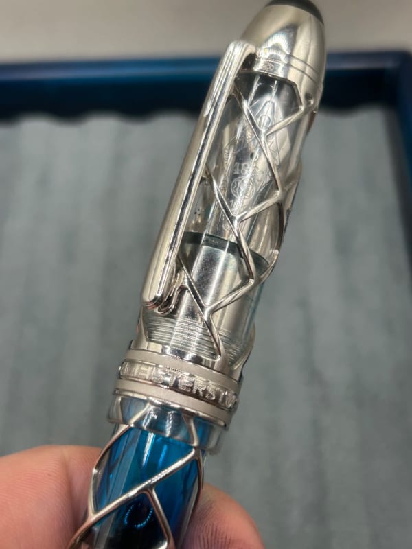 Rare Montblanc Flag Pen Greece Limited Edition Fountain Pen LE8