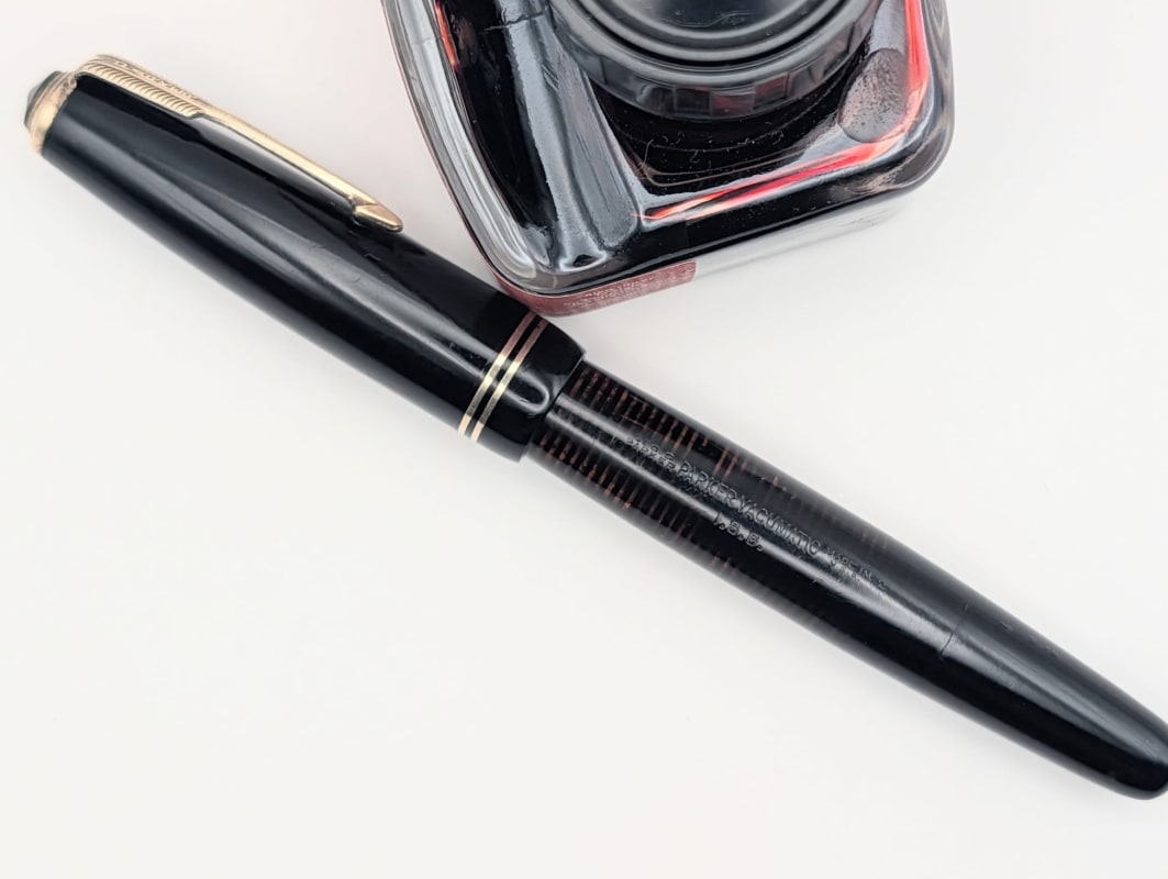 Vintage Parker Vacumatic fountain pen fully restored 1940's