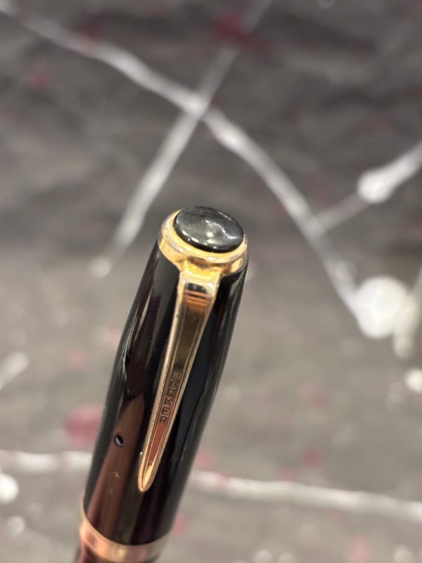 Parker Duofold Geometric Fountain Pen Black- Restored (Bfp681)