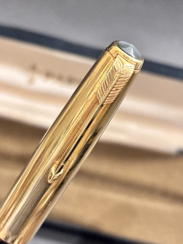 NOS Parker 51 Aerometric Fountain Pen Black Argentina (Bfp721)