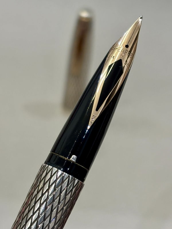 Lim Ed Sheaffer Imperial Sterling Silver Mother-Of-Pear<Wbr/>L Jewel + Brushed Clip