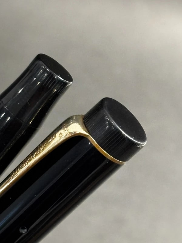 Parker Jack Knife Lucky Curve 20 Fountain Pen Gold 3 Nib - Restored (Bfp709)