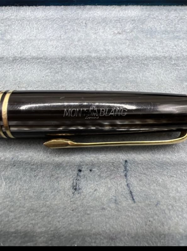 Montblanc Fountain Pen 244g EF Grey Striped
