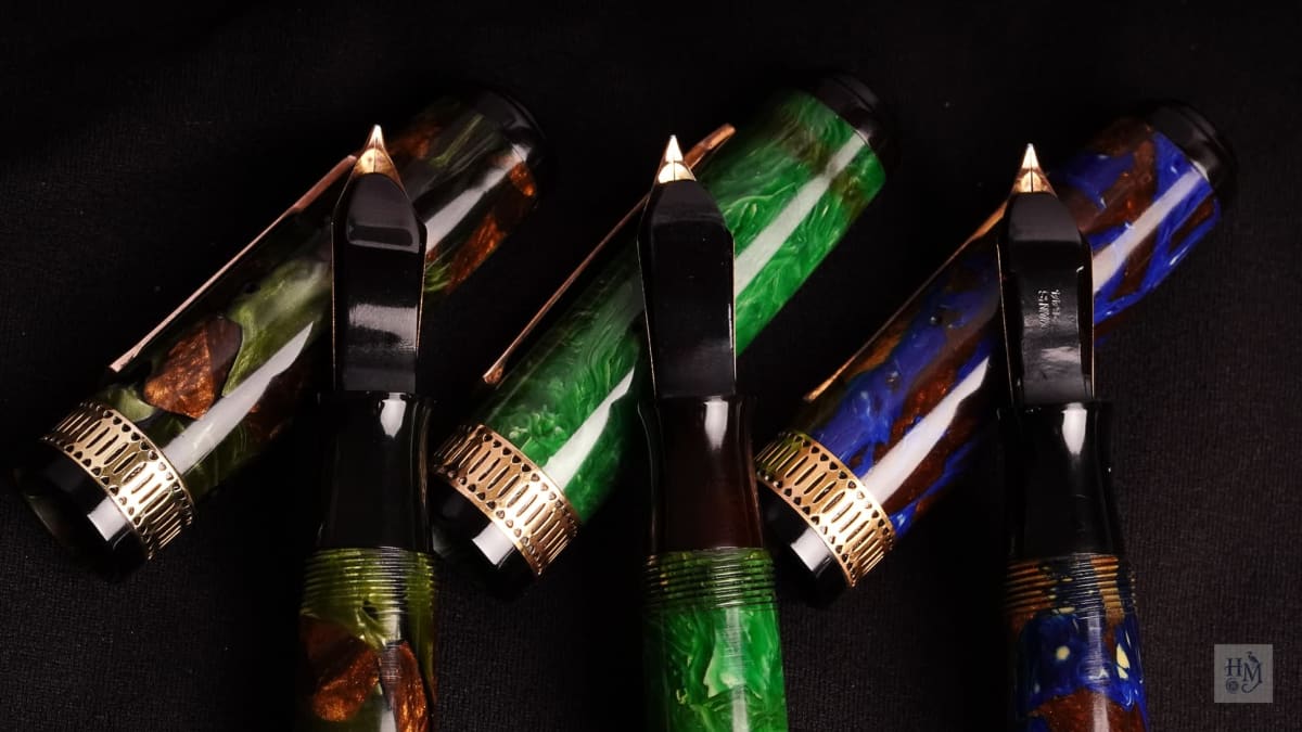 Waterman's Patrician, Turquoise Celluloid GPT, #8 14k Patrician Nib