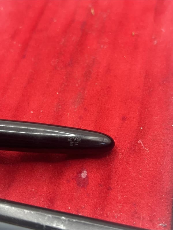 Vintage Jet Black Lamy 27 E Fountain Pen-14K Gold Extra Fine Nib-Germany 1950S