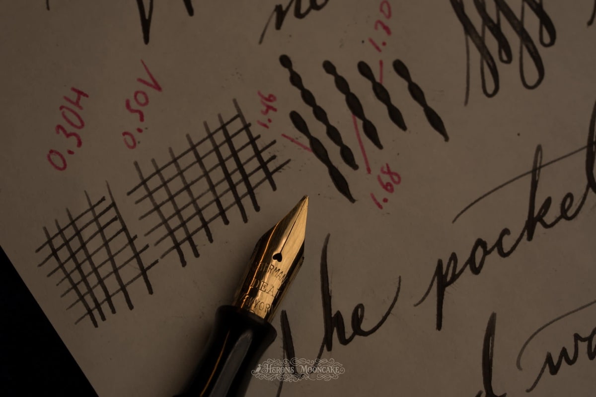 Waterman's | 0552½ V Pen & Pencil Set | Gold Sheraton Overlay | #2 Flex