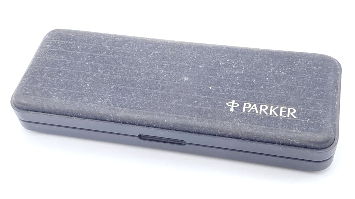 Vintage Parker 75 Fountain Pen In Sterling Silver Cisese 14K Gold Fine NIB USA