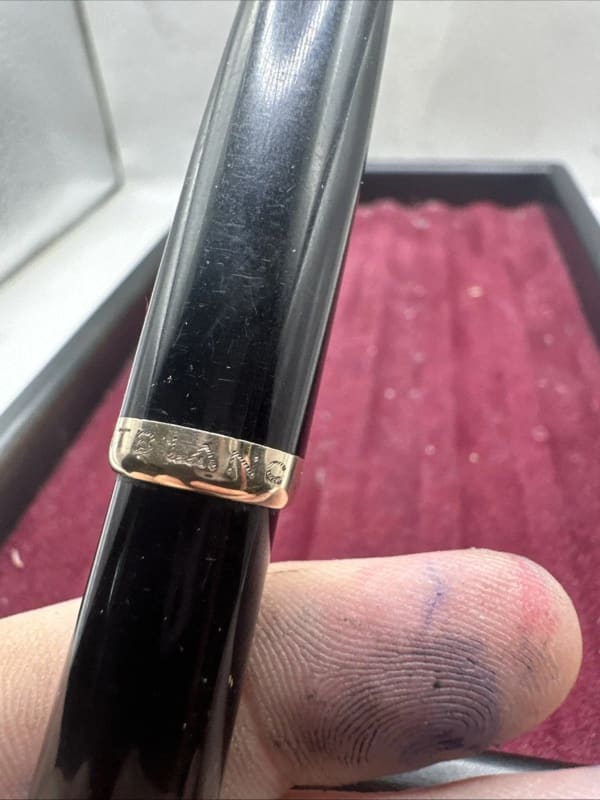 Montblanc 342 Piston Filler Fountain Pen Fine Nib