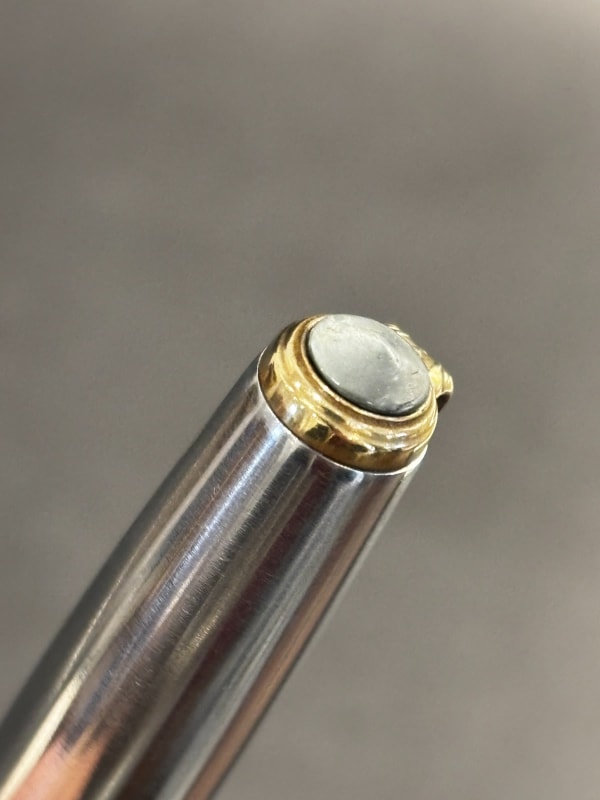 Parker 51 Vacumatic Fountain Pen Black USA Lustraloy Cap- Restored (Bfp707)