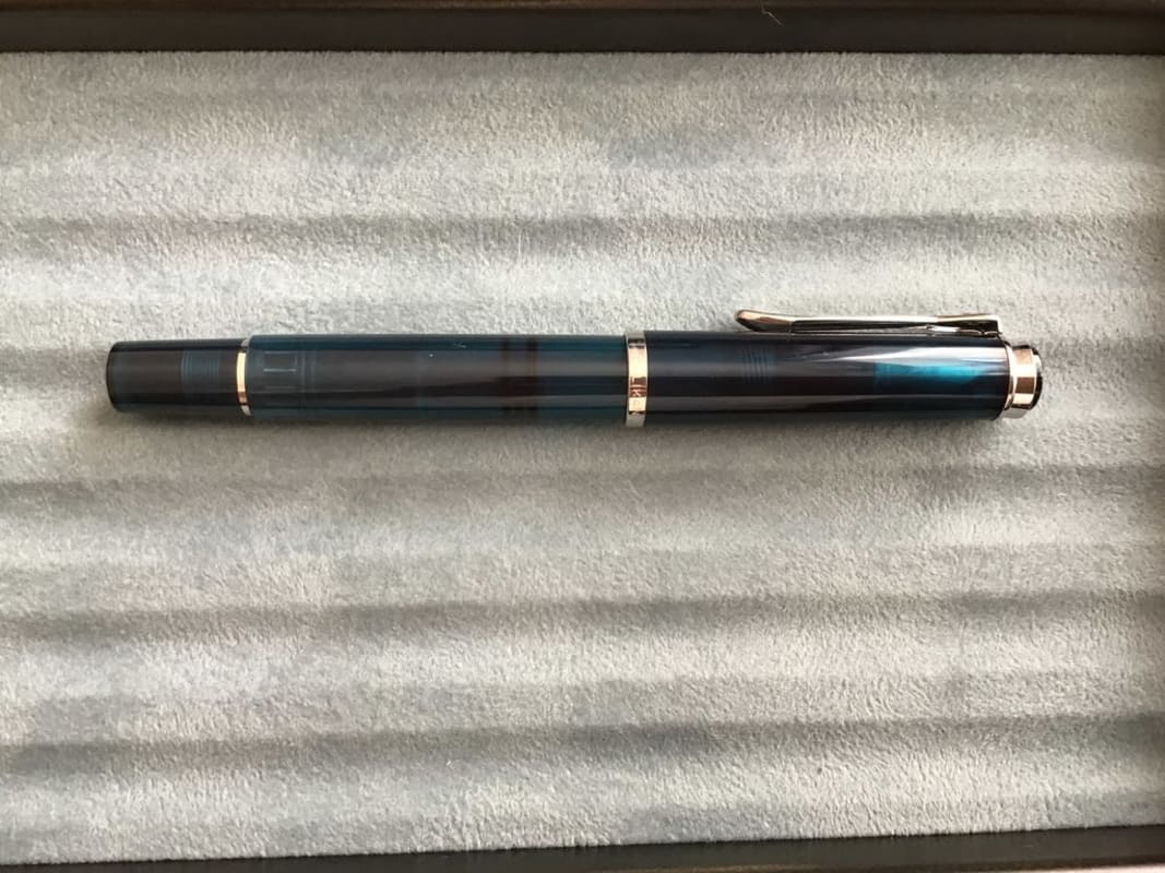 Pelikan M205 Classic Aquamarine Fountain Pen set
